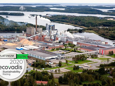 Platinum EcoVadis award for Iggesund Paperboard's Invercote