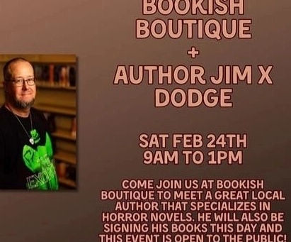 Jim X Dodge at the Bookish Boutique