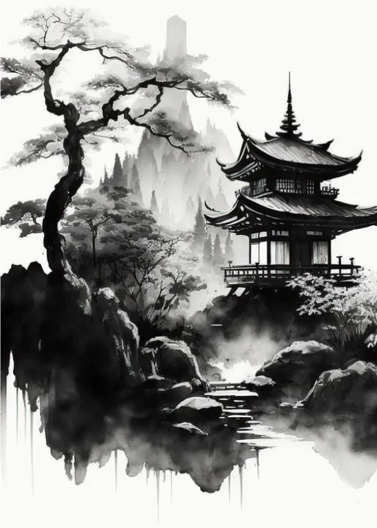 Sumi Ink Painting