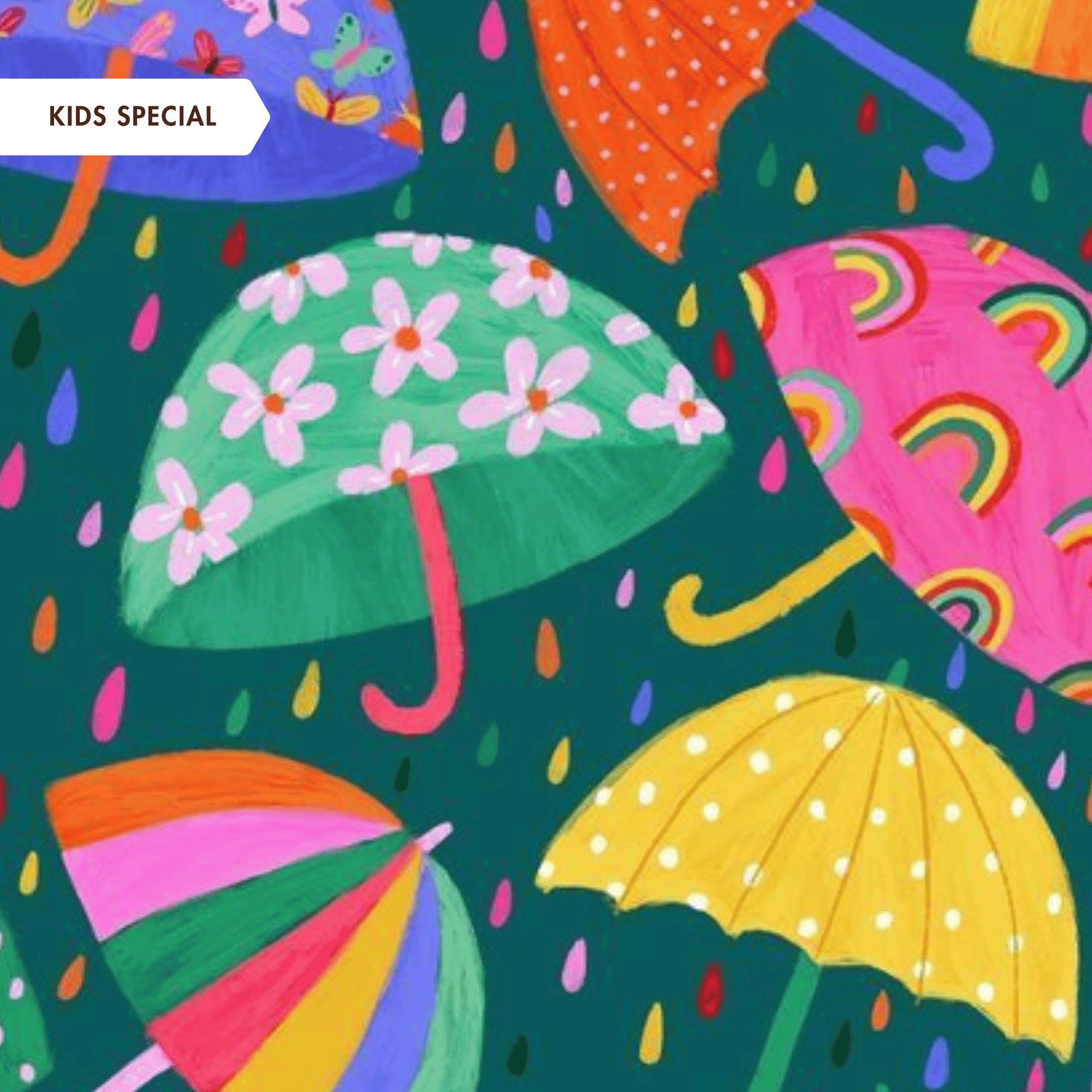 Kids Special: Paint a Rainy Day Composition