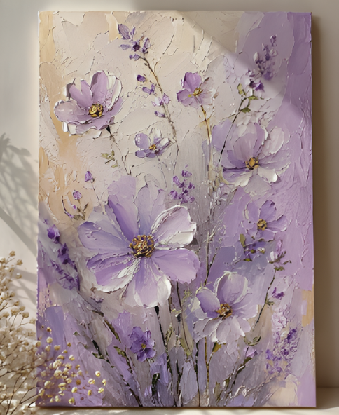 Lavender Bloom in Texture