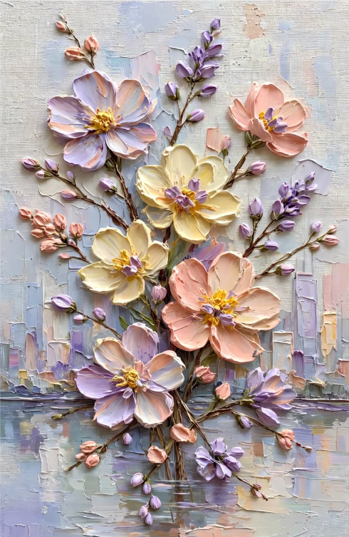 Blossoms in Texture