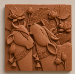 Terracotta Relief Sculpture Tiles