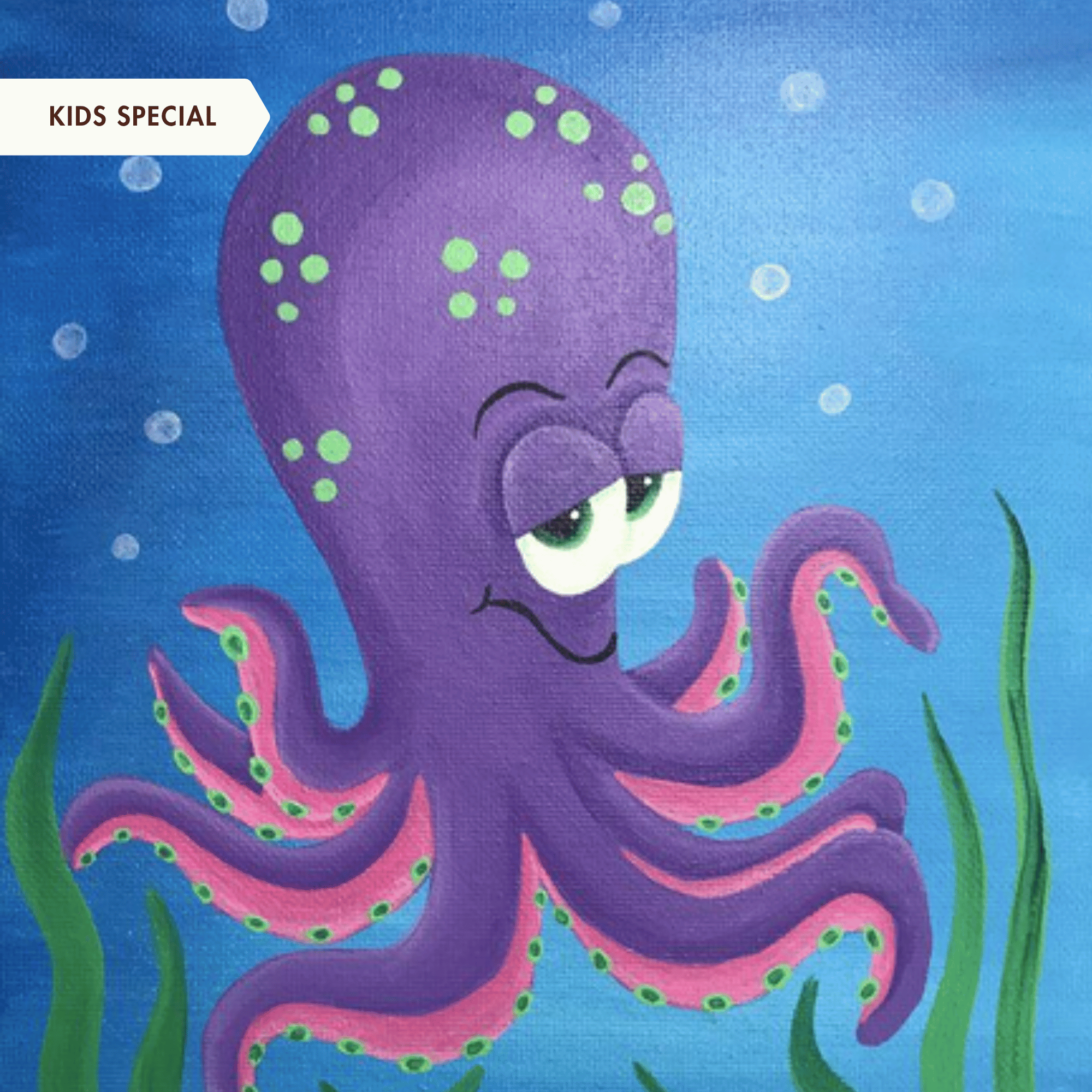 Kids Special: Paint a Playful Octopus