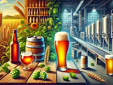 Birra Artigianale vs Birra Industriale: Scopri le Differenze