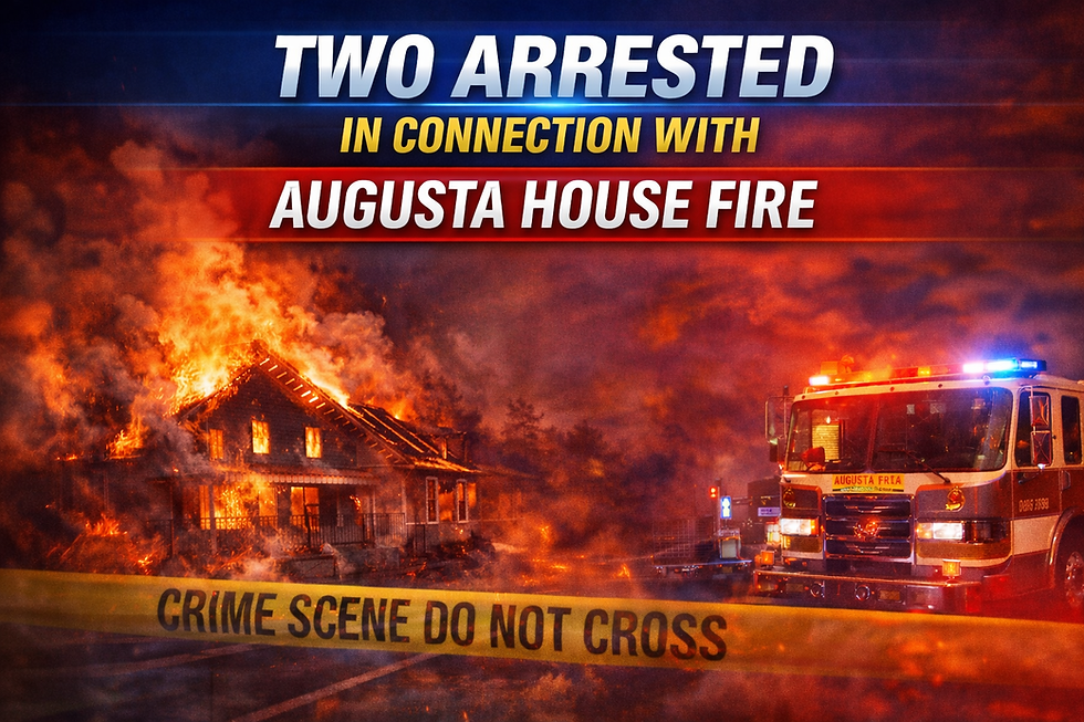 Two Arrested in Connection With Augusta House Fire