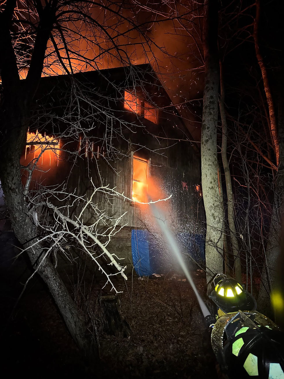 Trenton House Fire Leads to Collapse, Firefighter Injury; Cause Under Review