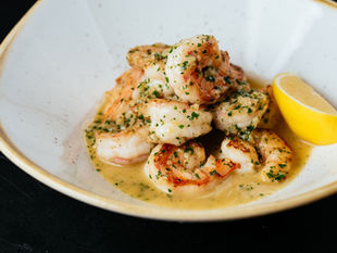Shrimp Scampi with Grilled Sourdough by Chef Jon Ashton