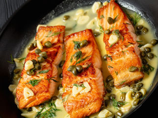 Salmon Piccata