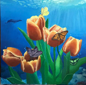 Underwater Tulips