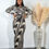 Thumbnail: THE "SOPHIA" SWEATER MAXI DRESS IN BLACK