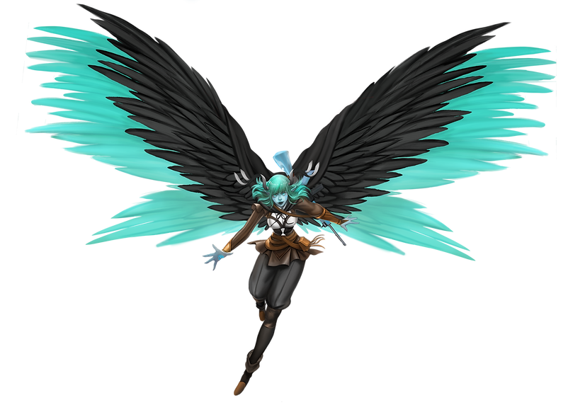 Claire - Wings Out (PNG No Background).png