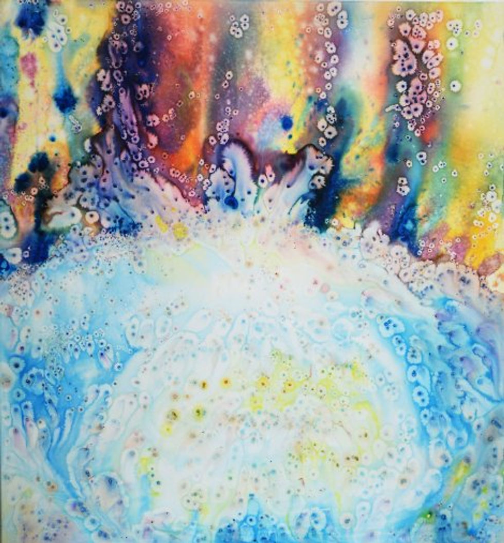 Acrylic ink on canvas 120X140 εκ Ακρυλικό μελἀνη σε μουσαμά 2016 (8)