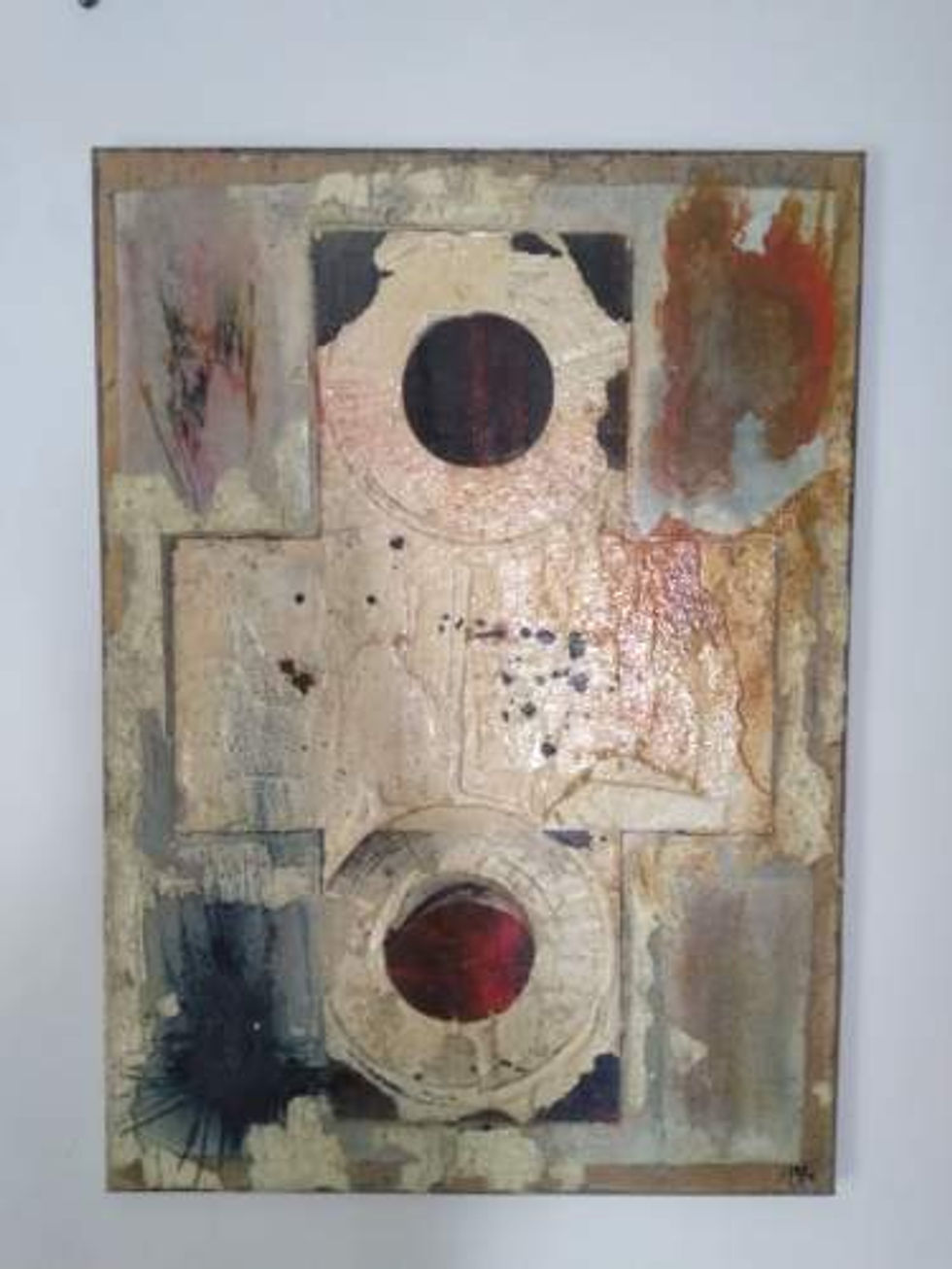 Πρόζα γελοιότητας. Μεικτή σε καμβά. Prose ridiculous. Mixed on canvas.