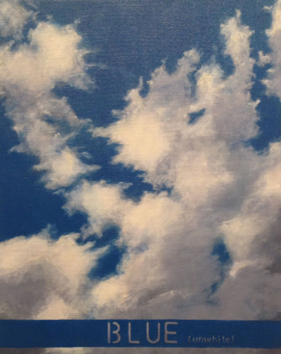 9-Blue(unwhite)-oil on canvas-40x30cm-2016