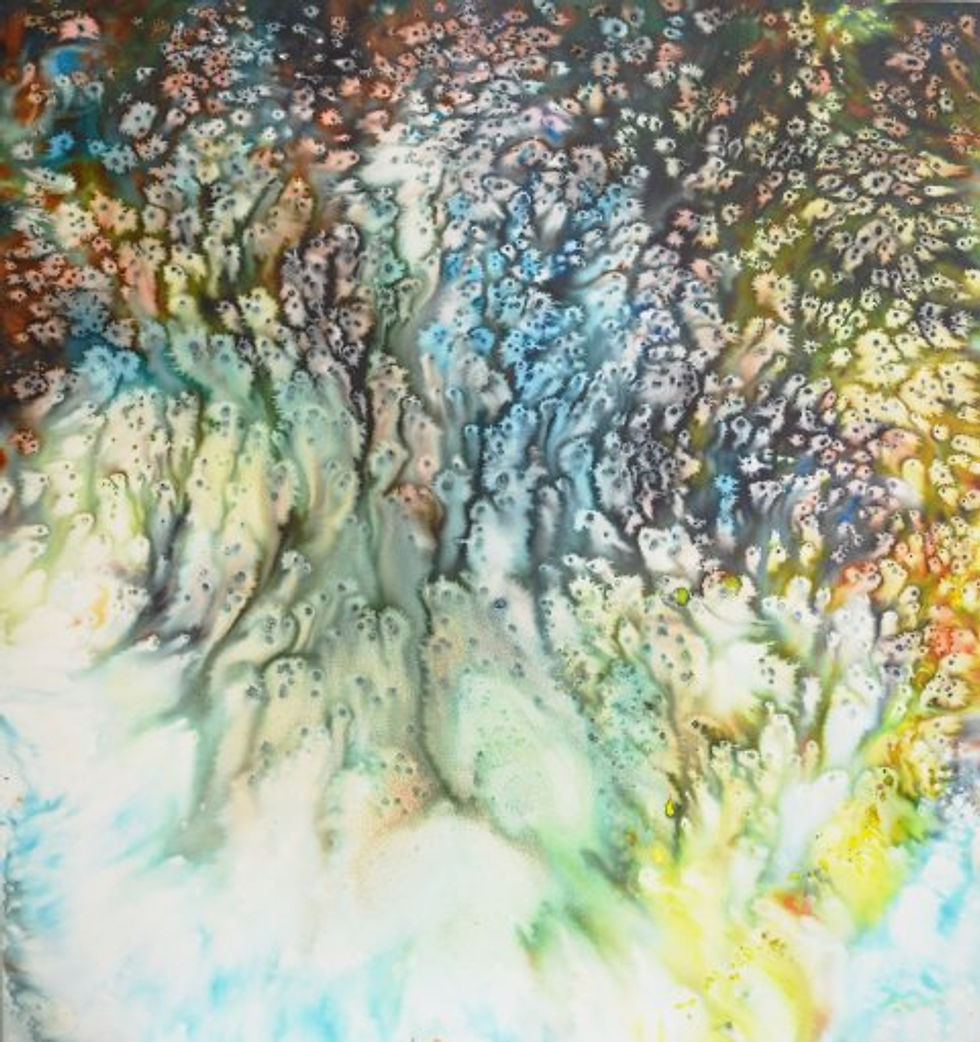 Acrylic ink on canvas 120X140 εκ Ακρυλικό μελἀνη σε μουσαμά 2016 (9)