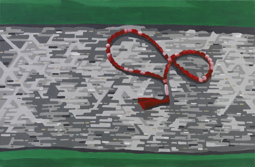 5-Red-mixed media on canvas-45x70cm-2010
