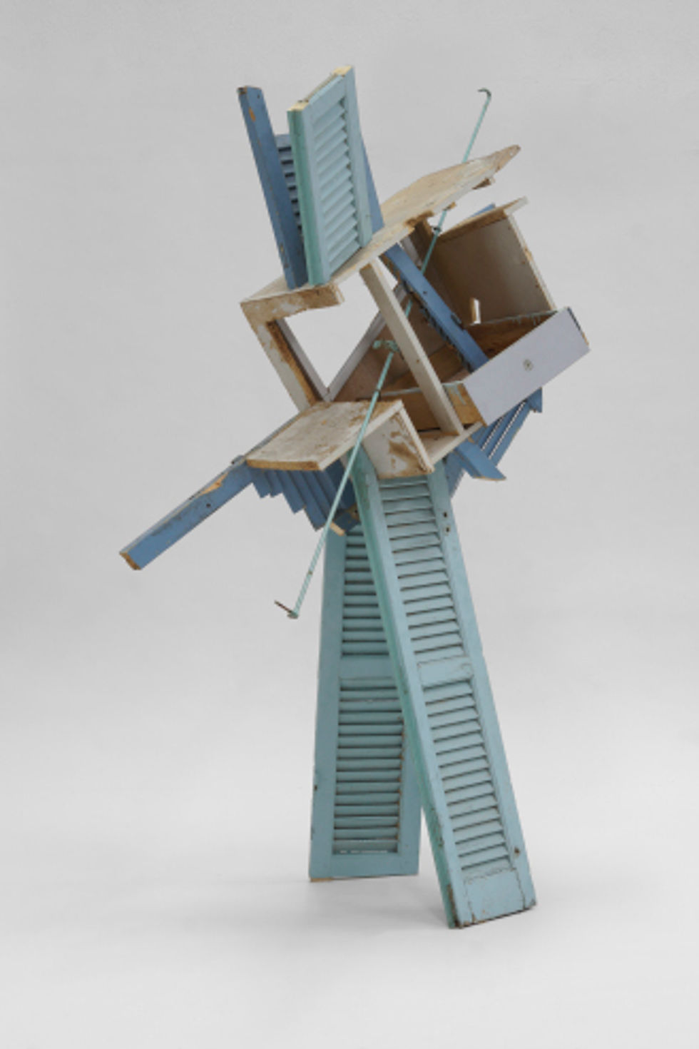 άτιτλο 6, 2018, Ξυλινη κατασκευή, 196 εκ. x 196 εκ. x 100 εκ