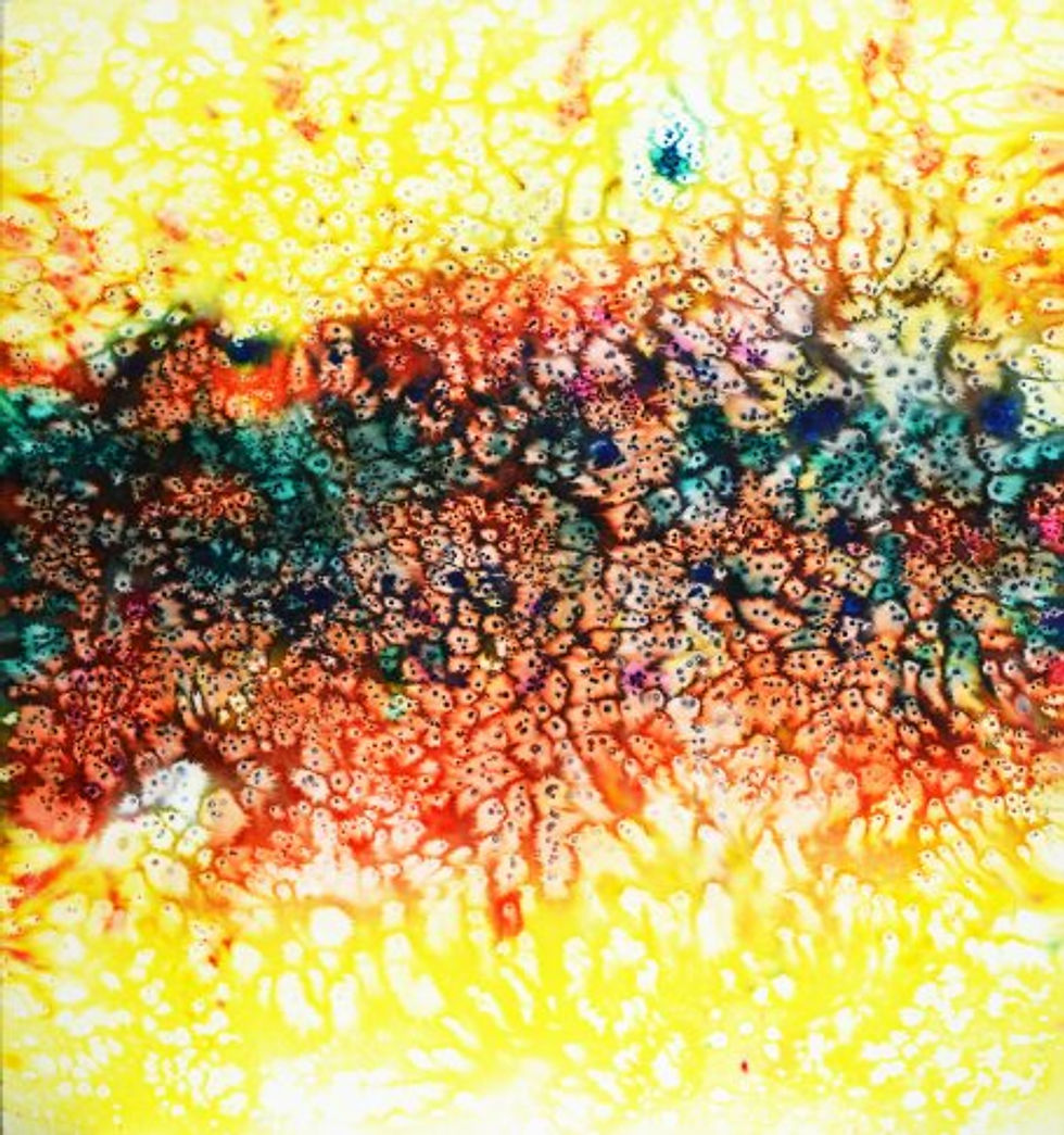Acrylic ink on canvas 120X140 εκ Ακρυλικό μελἀνη σε μουσαμά 2016