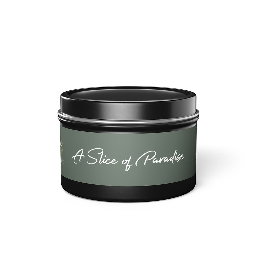 Thumbnail: A Slice of Paradise - Mango Coconut Thrive Vibe Spa Candle, 2 Sizes, 3 Colors