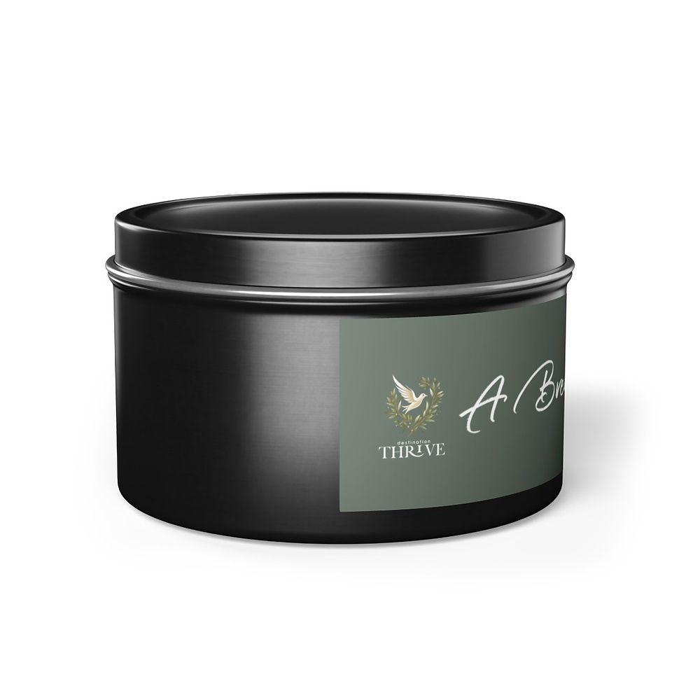 Thumbnail: A Breath of Freshness - Evergreen Thrive Vibe Spa Candle, 2 Sizes, 3 Colors
