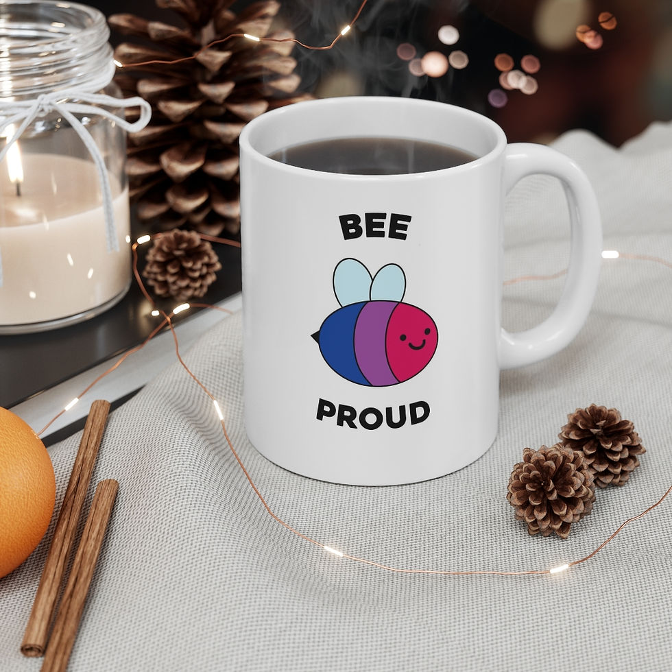 Thumbnail: Bee Proud Bisexual Mug 11oz