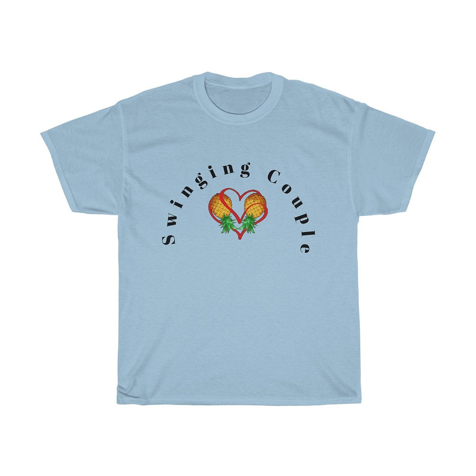 Miniatura: "Swinging Couple" Unisex Heavy Cotton Tee