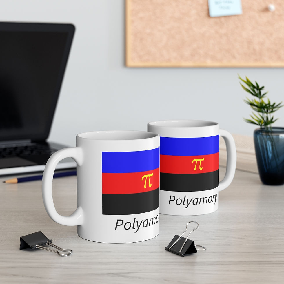 Miniatura: Polyamory Flag Mug