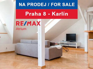 Stylové loftové bydlení v srdci Karlína: Unikátní podkrovní byt 2+kk s galerií