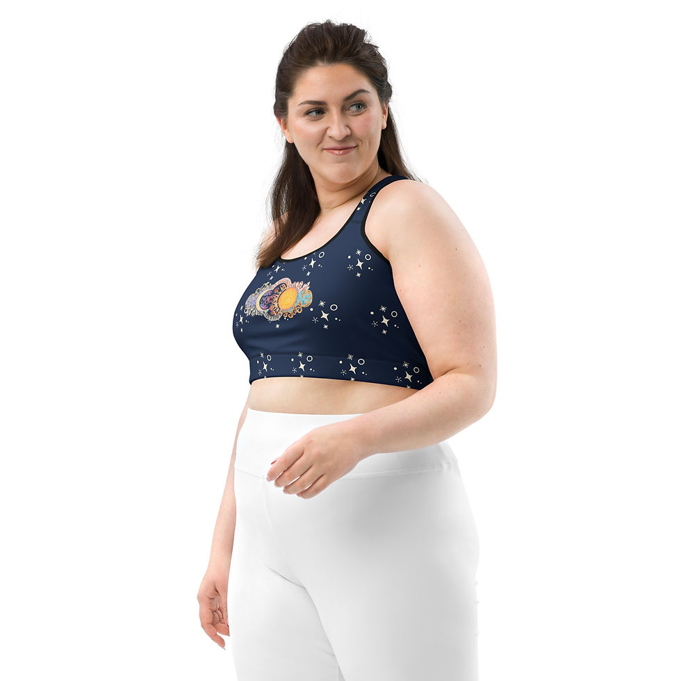 Thumbnail: Sports bra - Sun & Moon NIGHT