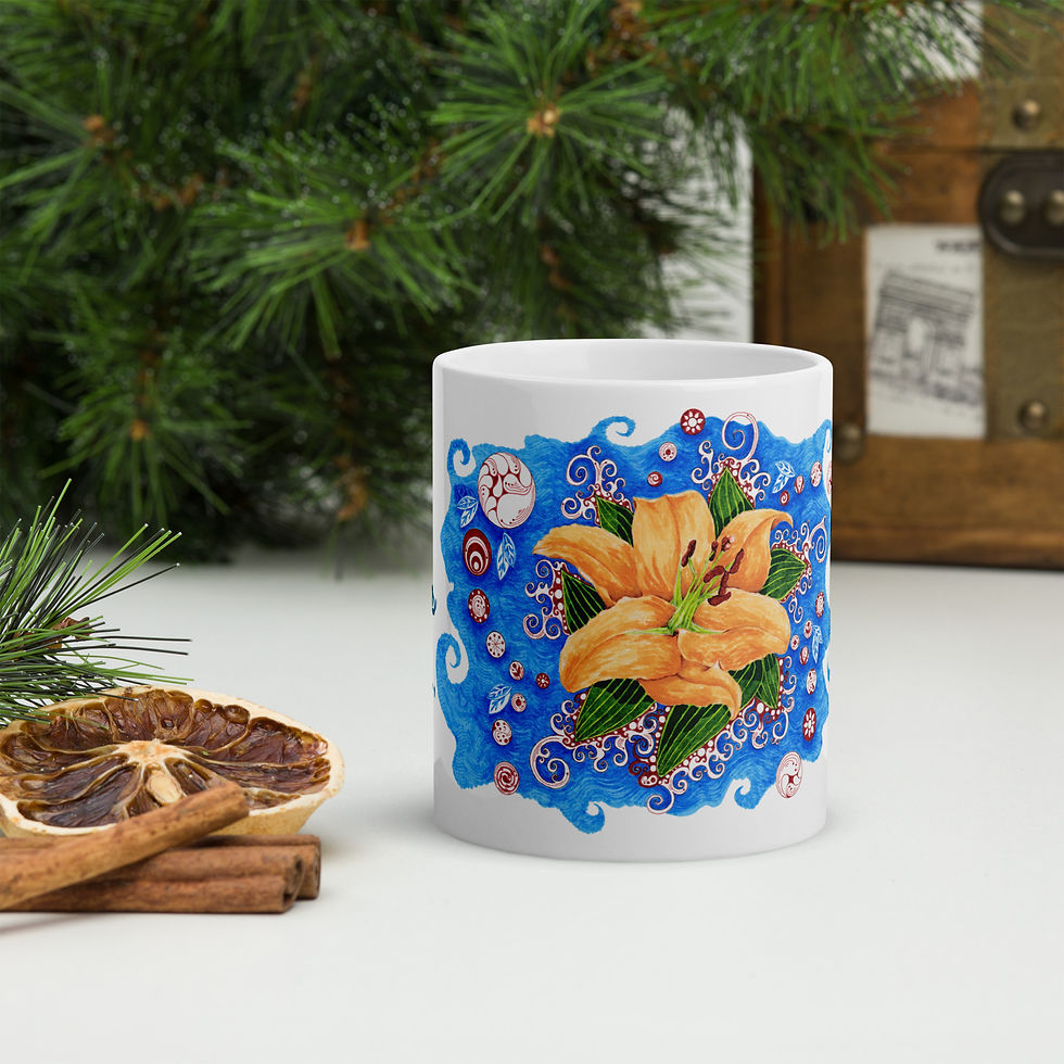 Thumbnail: Mug - A Flower in the Water