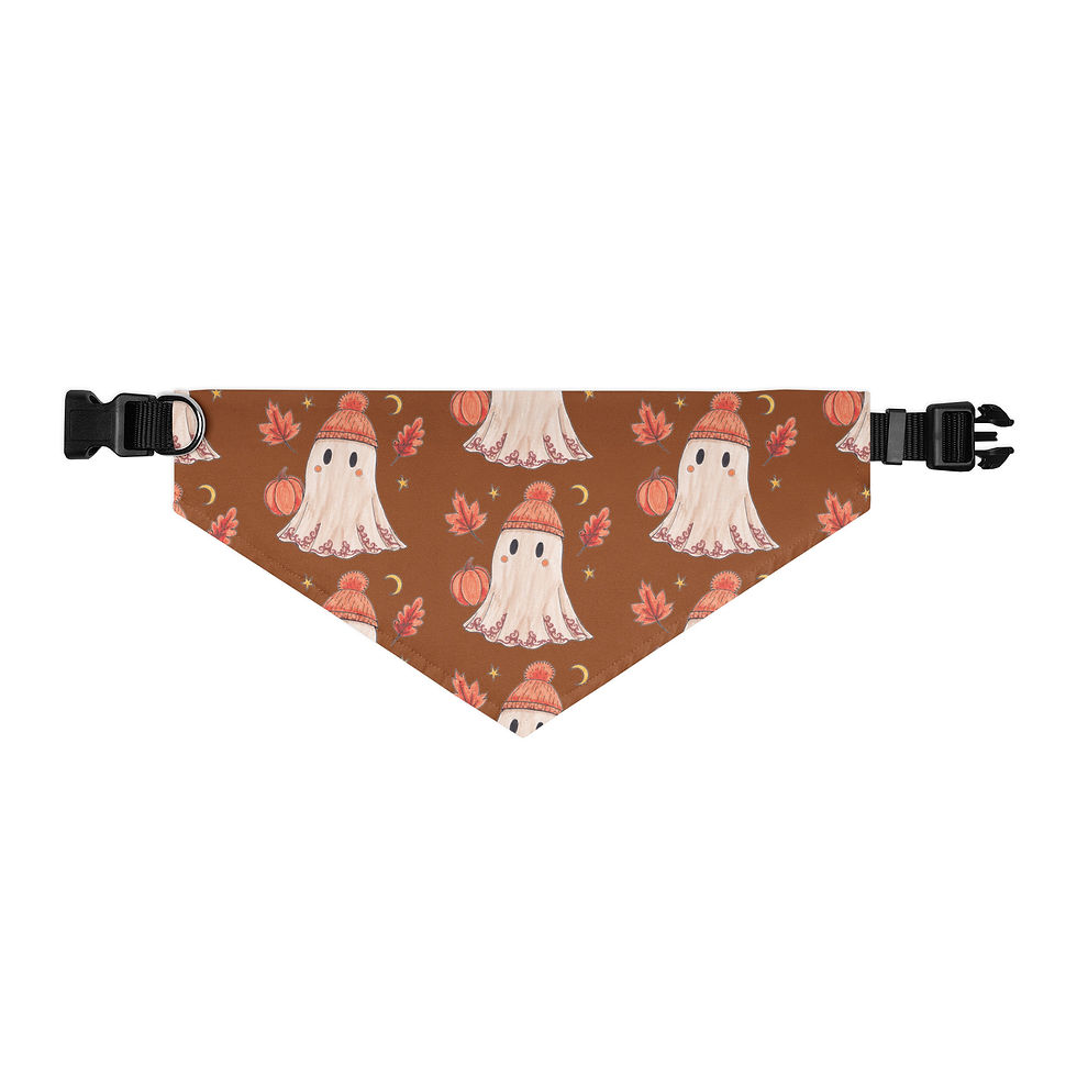 Thumbnail: Pet Bandana - Cozy Ghost