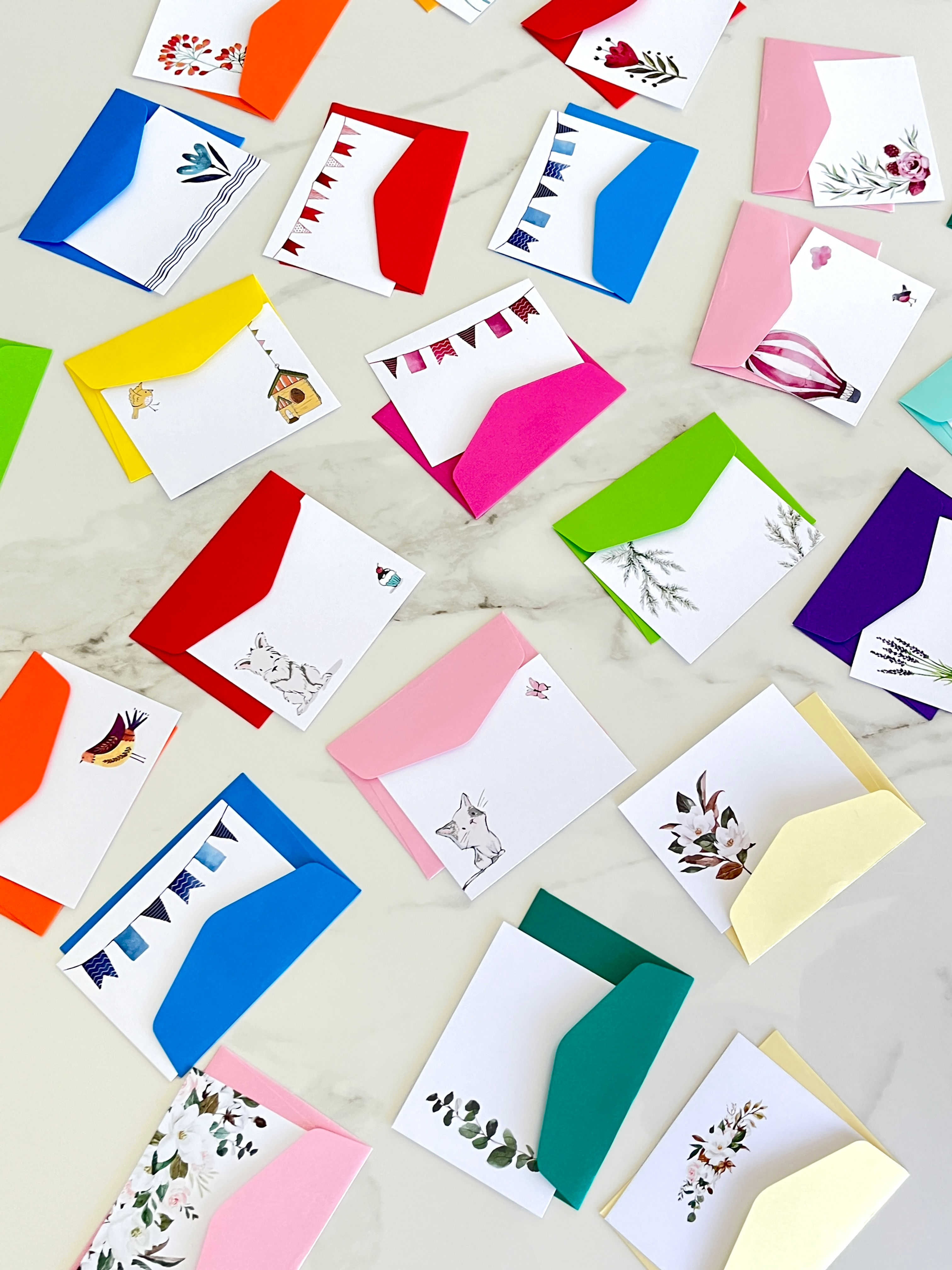 Set Tarjetas De Saludo - Minis