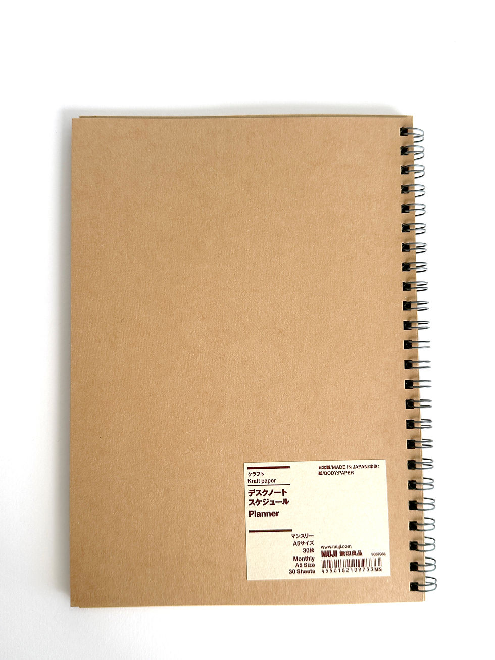 Miniatura: Planner Mensual Perpetuo y Cuaderno A5 - MUJI