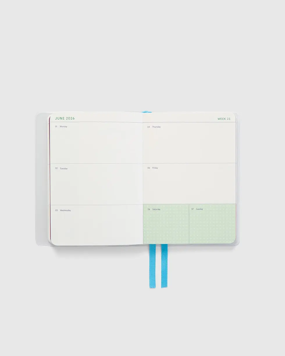 Miniatura: Agenda A6 Semanal 2026 - Wrap Canopy Kikki.K