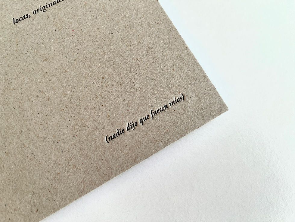 Miniatura: Cuaderno Letterpress A5 - Ideas Locas