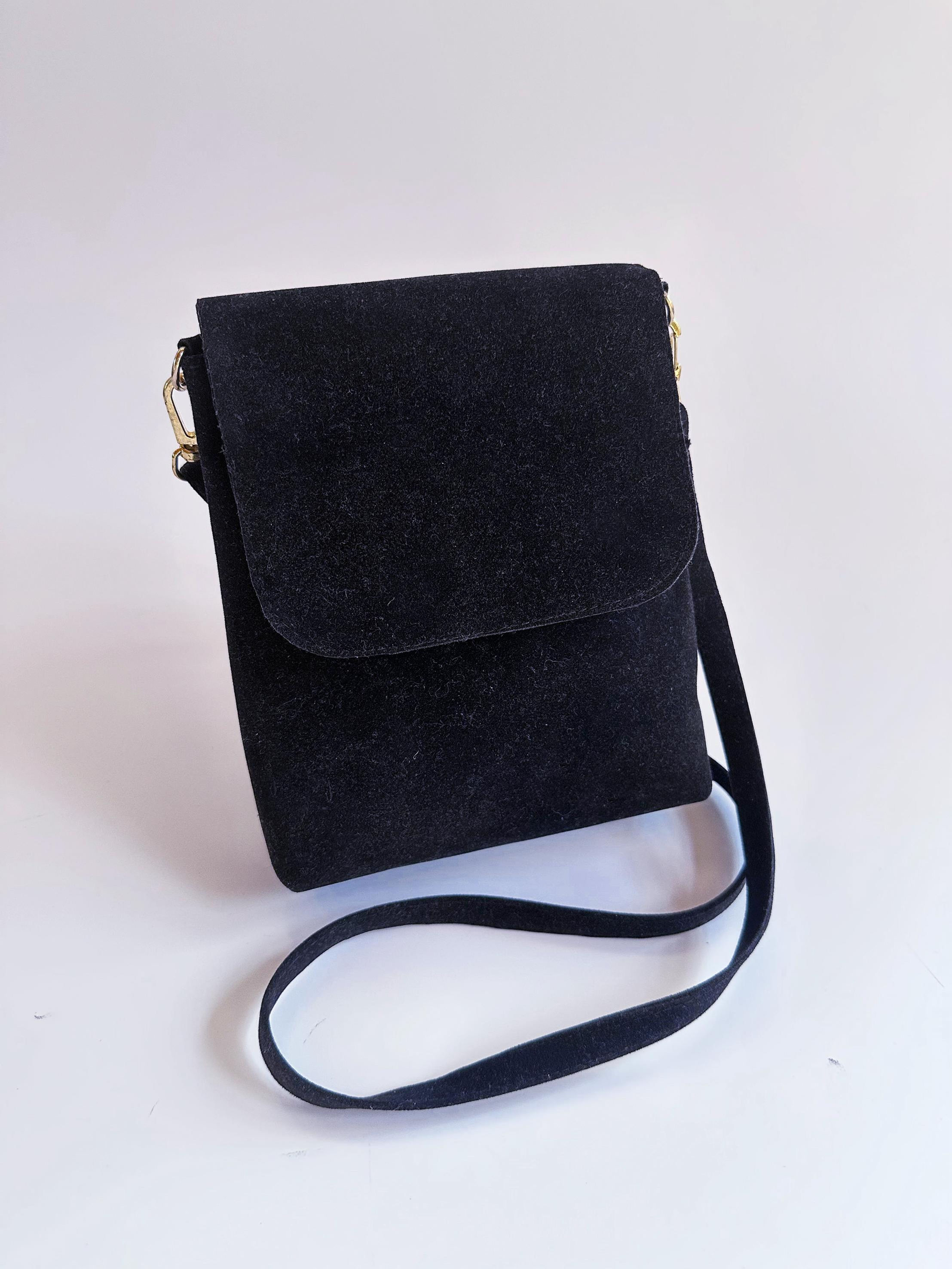 Bandolera de Gamuza Azul Marino Wit.