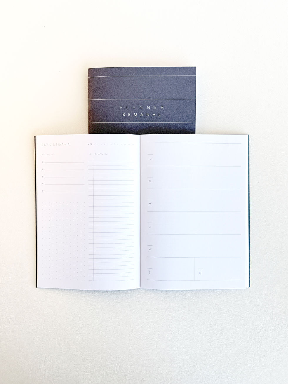 Miniatura: Planner Semanal Perpetuo A5 Gris