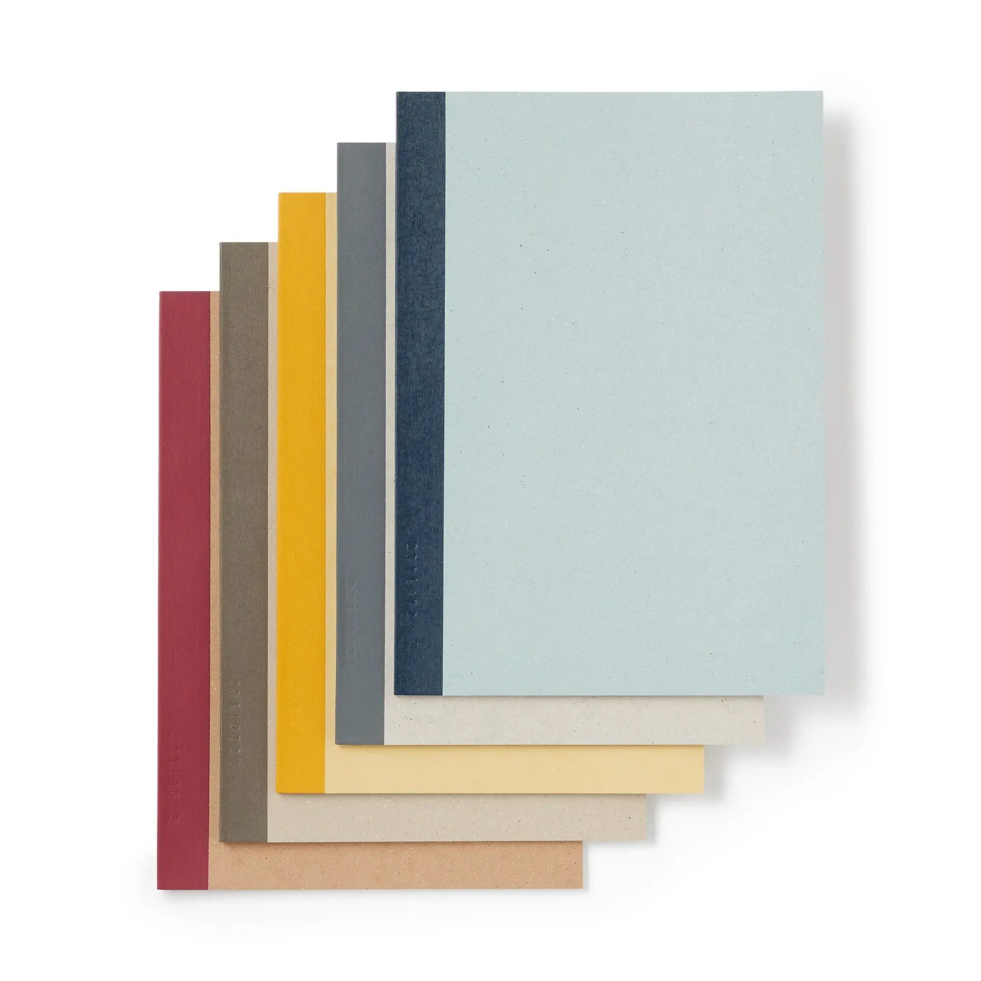 Set de 5 Cuadernos Rayados - B5 MUJI Colores
