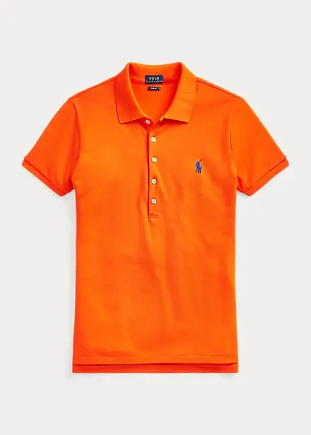 Miniature : Polo cintré en coton stretch Ralph Lauren