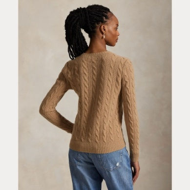Miniature : Pull col rond torsadé Ralph Lauren