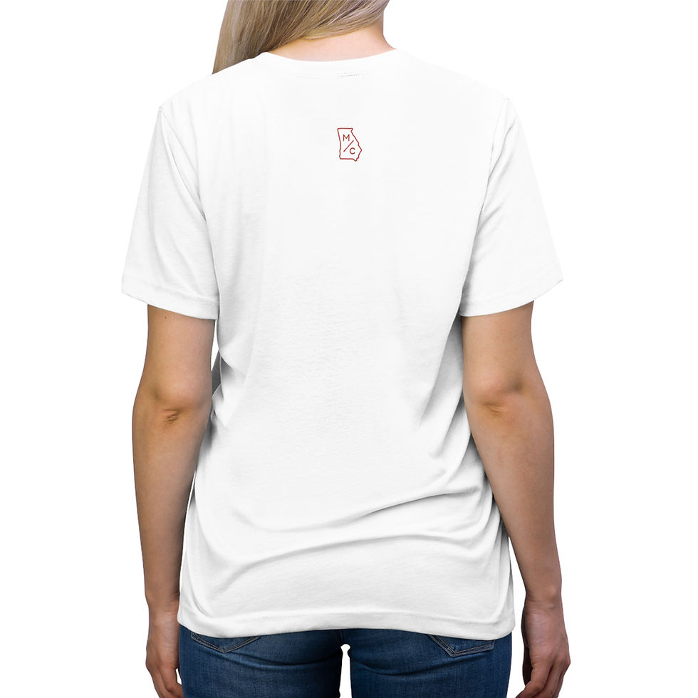 Thumbnail: Athens, Georgia - City Badge Triblend Tee