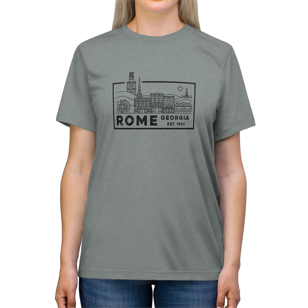 Thumbnail: Rome, Georgia - City Badge Triblend Tee