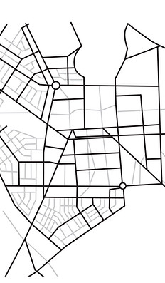 Simplified Street Map