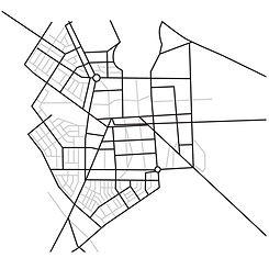 Simplified Street Map