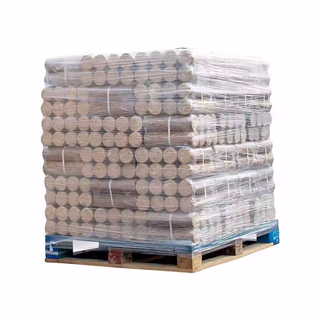 1000 KGS DE BUCHES COMPRESSÉES DE JOUR, BOIS DE CHAUFFAGE DENSIFIÉ POUR POÊLE