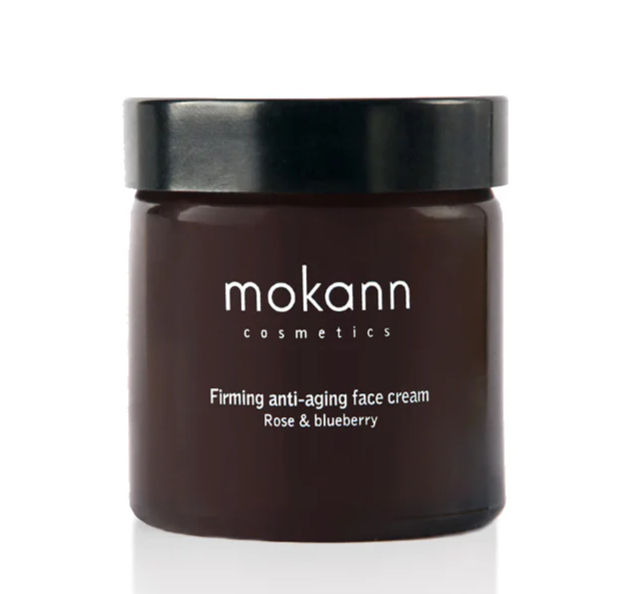 Crema reafirmante antiedad con arándano azul de Mokann