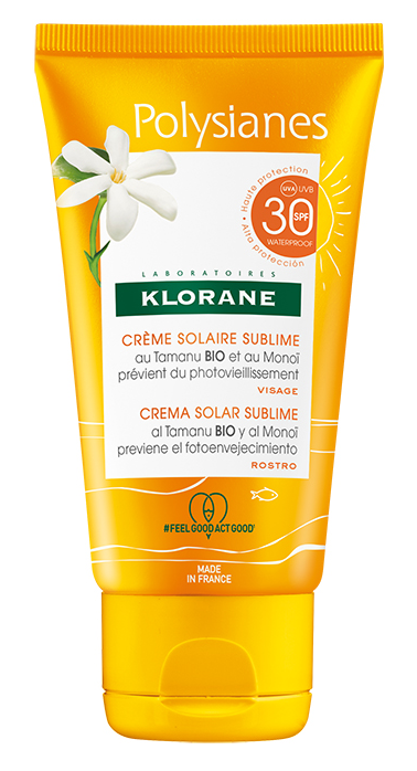 Polysianes Crema Solar Sublime Alta Protección SPF30, de Klorane