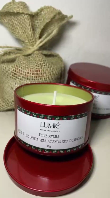 Miniatura: Vela Aromática de Natal