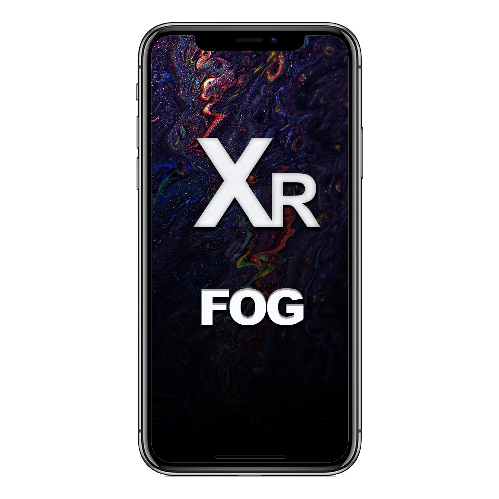 FOG OEM LCD ASSEMBLY FOR IPHONE XR WITH BACK METAL PLATE
